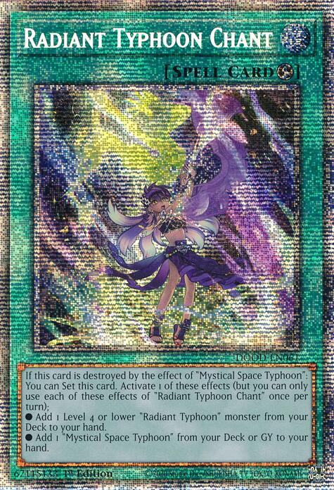 Radiant Typhoon Chant (Starlight Rare) [DOOD-EN061] Starlight Rare | Exor Games New Glasgow