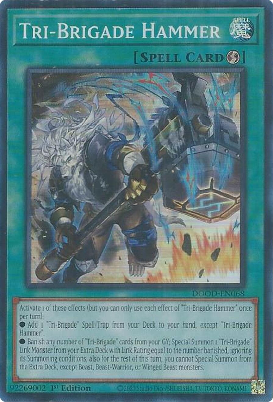 Tri-Brigade Hammer [DOOD-EN068] Super Rare | Exor Games New Glasgow