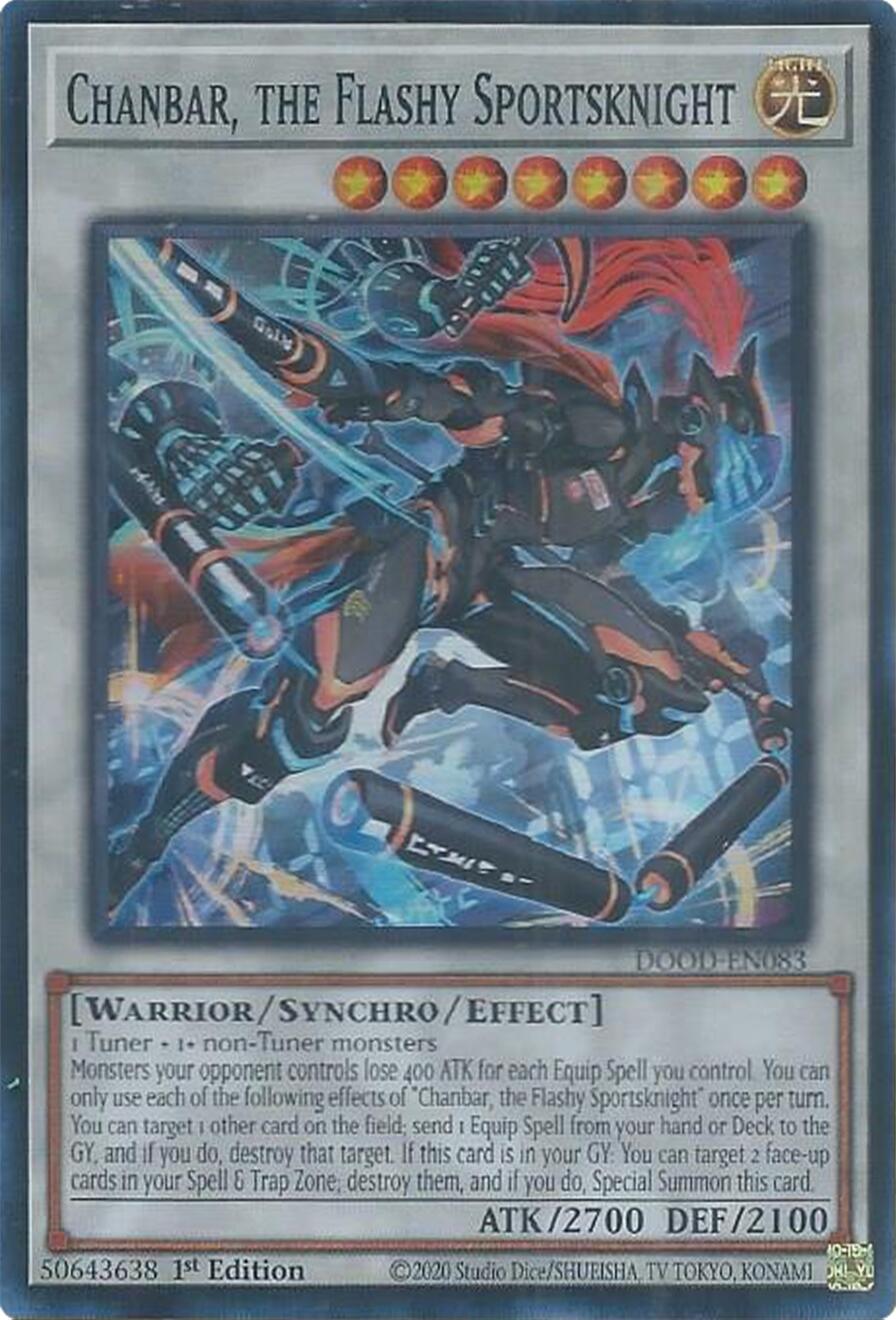 Chanbar, the Flashy Sportsknight [DOOD-EN083] Super Rare | Exor Games New Glasgow