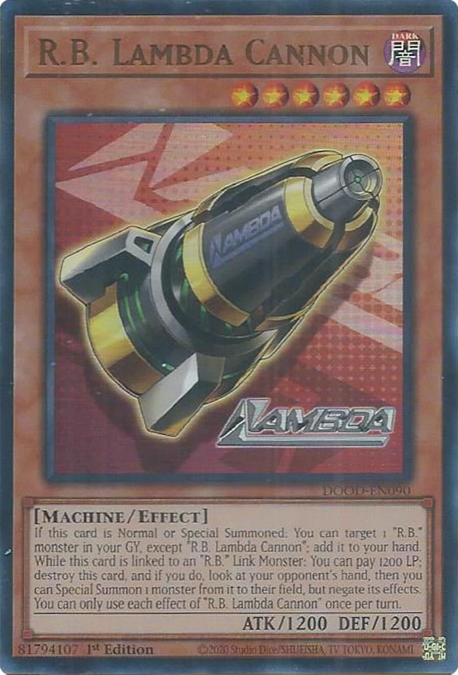 R.B. Lambda Cannon [DOOD-EN090] Ultra Rare | Exor Games New Glasgow