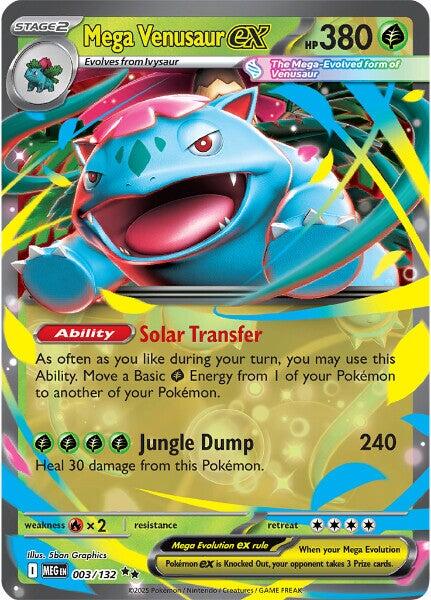 Mega Venusaur ex (003/132) [Mega Evolution: Base Set] | Exor Games New Glasgow