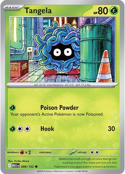Tangela (006/132) [Mega Evolutions: Base Set] | Exor Games New Glasgow