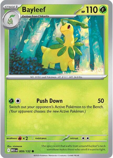 Bayleef (009/132) [Mega Evolutions: Base Set] | Exor Games New Glasgow