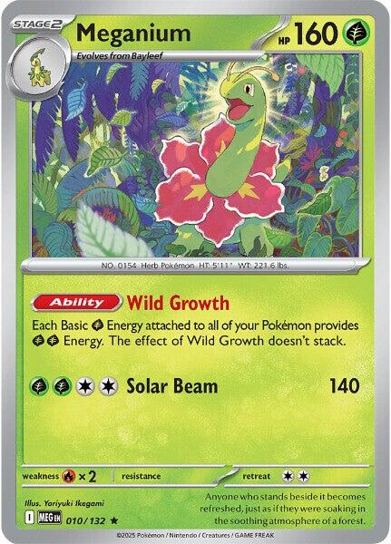 Meganium (010/132) [Mega Evolutions: Base Set] | Exor Games New Glasgow