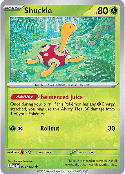Shuckle (011/132) [Mega Evolution: Base Set] | Exor Games New Glasgow