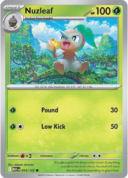 Nuzleaf (014/132) [Mega Evolutions: Base Set] | Exor Games New Glasgow