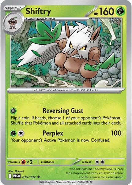 Shiftry (015/132) [Mega Evolutions: Base Set] | Exor Games New Glasgow