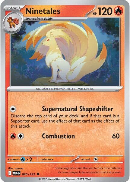 Ninetales (020/132) [Mega Evolutions: Base Set] | Exor Games New Glasgow