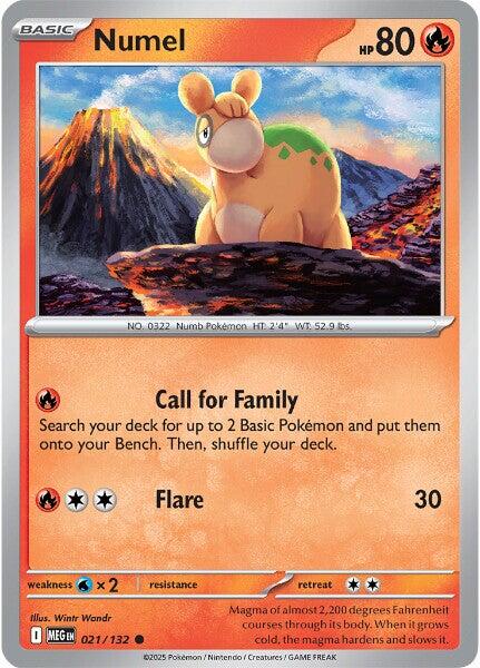 Numel (021/132) [Mega Evolutions: Base Set] | Exor Games New Glasgow