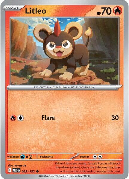 Litleo (023/132) [Mega Evolutions: Base Set] | Exor Games New Glasgow