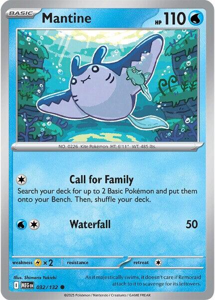 Mantine (032/132) [Mega Evolutions: Base Set] | Exor Games New Glasgow