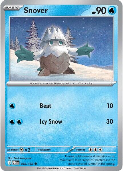 Snover (035/132) [Mega Evolution: Base Set] | Exor Games New Glasgow