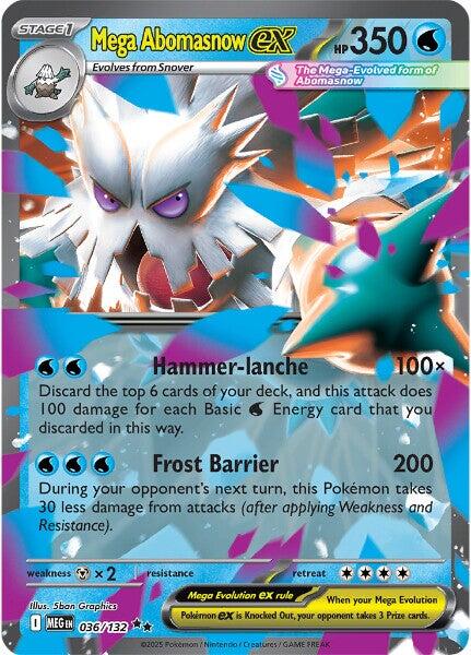 Mega Abomasnow ex (036/132) [Mega Evolutions: Base Set] | Exor Games New Glasgow