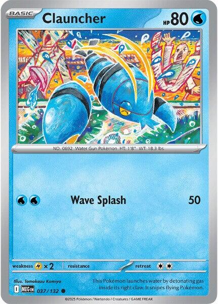 Clauncher (037/132) [Mega Evolution: Base Set] | Exor Games New Glasgow