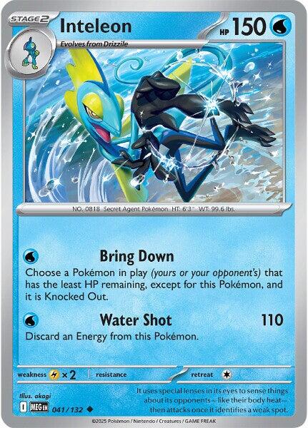 Inteleon (041/132) [Mega Evolutions: Base Set] | Exor Games New Glasgow