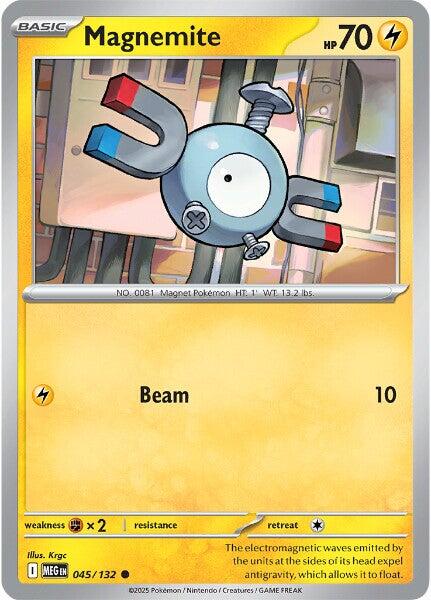 Magnemite (045/132) [Mega Evolutions: Base Set] | Exor Games New Glasgow