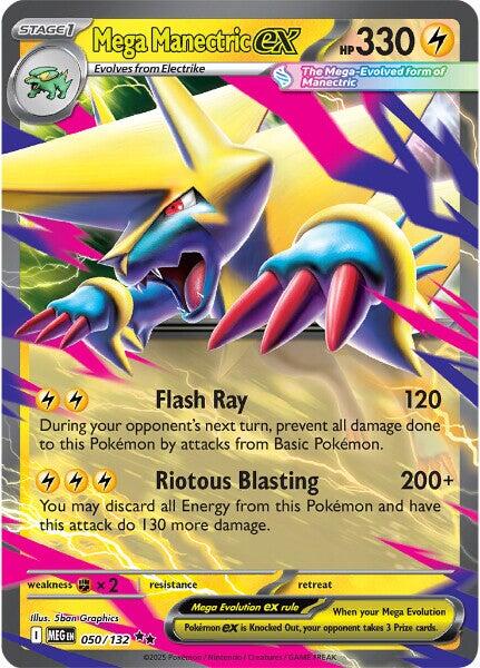 Mega Manectric ex (050/132) [Mega Evolutions: Base Set] | Exor Games New Glasgow