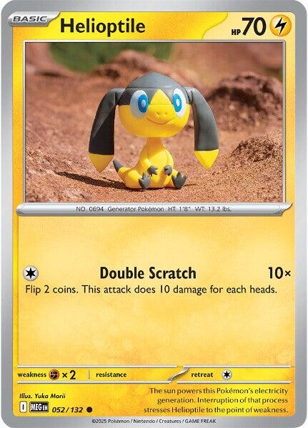 Helioptile (052/132) [Mega Evolutions: Base Set] | Exor Games New Glasgow