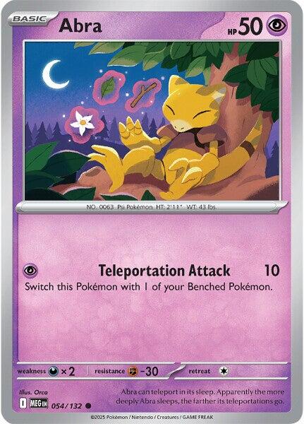 Abra (054/132) [Mega Evolution: Base Set] | Exor Games New Glasgow