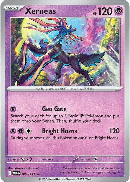 Xerneas (064/132) [Mega Evolution: Base Set] | Exor Games New Glasgow