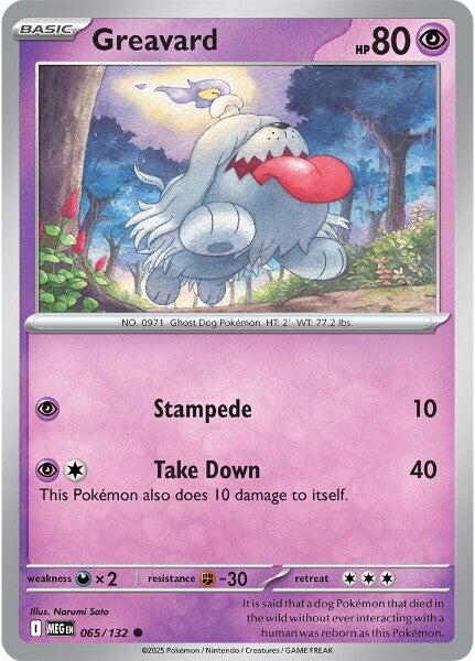 Greavard (065/132) [Mega Evolution: Base Set] | Exor Games New Glasgow
