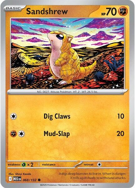 Sandshrew (068/132) [Mega Evolution: Base Set] | Exor Games New Glasgow