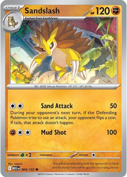 Sandslash (069/132) [Mega Evolutions: Base Set] | Exor Games New Glasgow