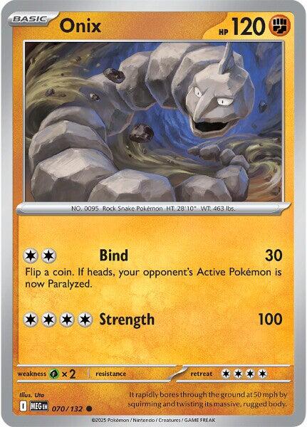 Onix (070/132) [Mega Evolution: Base Set] | Exor Games New Glasgow