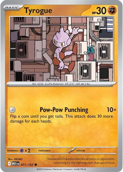 Tyrogue (071/132) [Mega Evolution: Base Set] | Exor Games New Glasgow