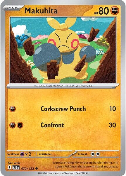 Makuhita (072/132) [Mega Evolution: Base Set] | Exor Games New Glasgow