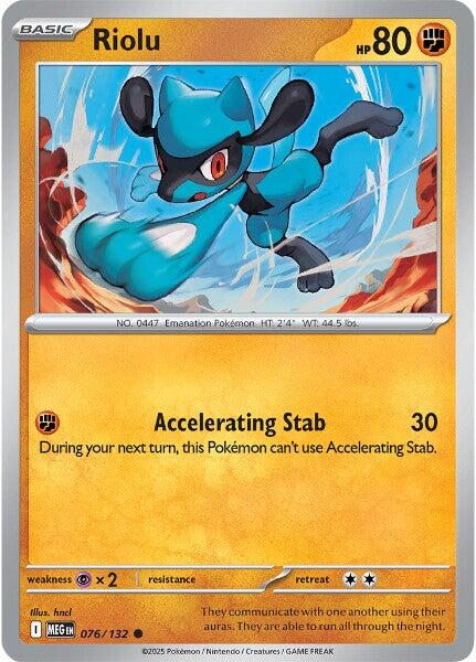 Riolu (076/132) [Mega Evolutions: Base Set] | Exor Games New Glasgow