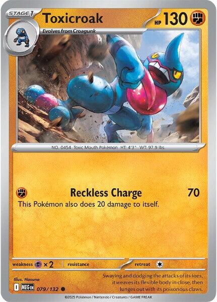 Toxicroak (079/132) [Mega Evolutions: Base Set] | Exor Games New Glasgow