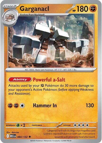 Garganacl (084/132) [Mega Evolutions: Base Set] | Exor Games New Glasgow
