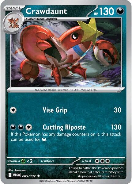 Crawdaunt (085/132) [Mega Evolution: Base Set] | Exor Games New Glasgow