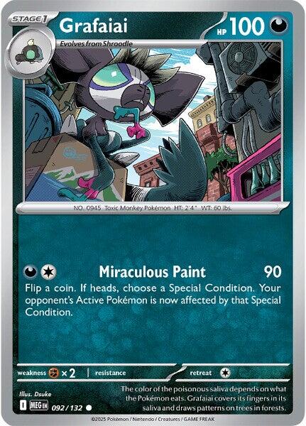 Grafaiai (092/132) [Mega Evolutions: Base Set] | Exor Games New Glasgow
