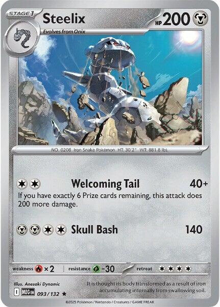 Steelix (093/132) [Mega Evolutions: Base Set] | Exor Games New Glasgow