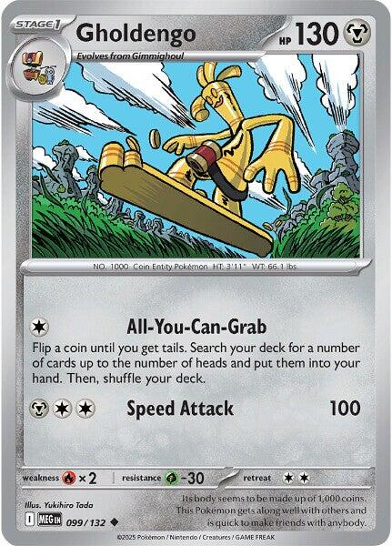 Gholdengo (099/132) [Mega Evolution: Base Set] | Exor Games New Glasgow