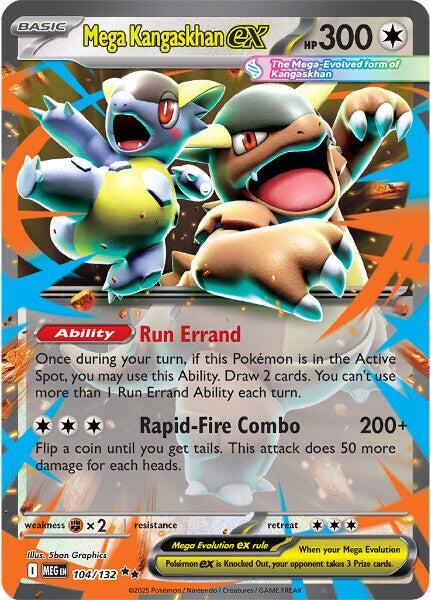 Mega Kangaskhan ex (104/132) [Mega Evolutions: Base Set] | Exor Games New Glasgow