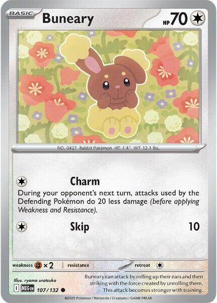Buneary (107/132) [Mega Evolution: Base Set] | Exor Games New Glasgow