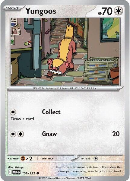 Yungoos (109/132) [Mega Evolutions: Base Set] | Exor Games New Glasgow