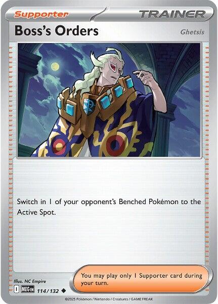 Boss's Orders (114/132) [Ghetsis] [Mega Evolution: Base Set] | Exor Games New Glasgow