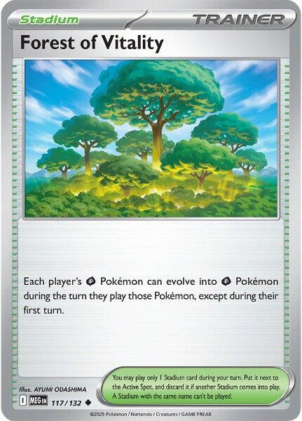 Forest of Vitality (117/132) [Mega Evolution: Base Set] | Exor Games New Glasgow