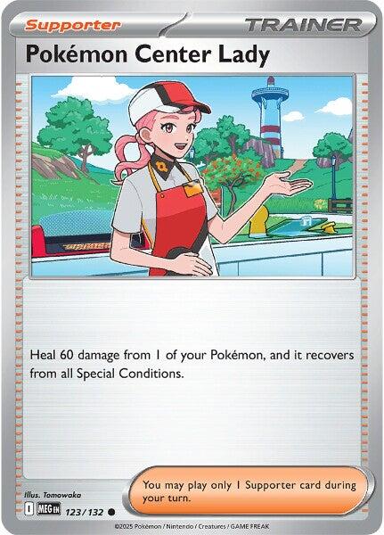 Pokemon Center Lady (123/132) [Mega Evolutions: Base Set] | Exor Games New Glasgow