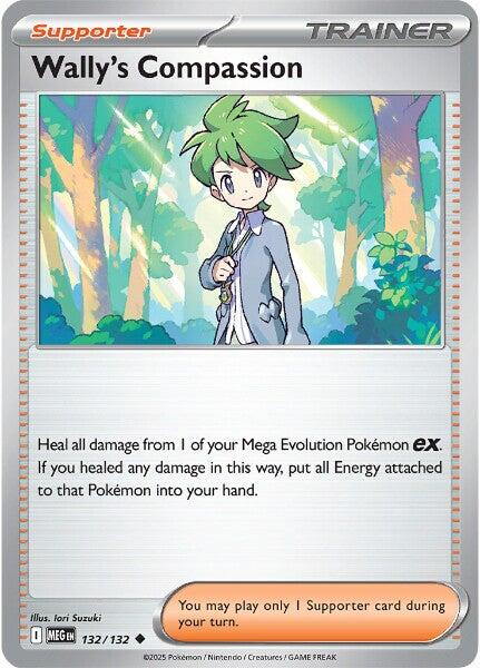 Wally's Compassion (132/132) [Mega Evolutions: Base Set] | Exor Games New Glasgow
