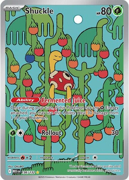 Shuckle (136/132) [Mega Evolutions: Base Set] | Exor Games New Glasgow