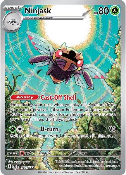 Ninjask (137/132) [Mega Evolutions: Base Set] | Exor Games New Glasgow