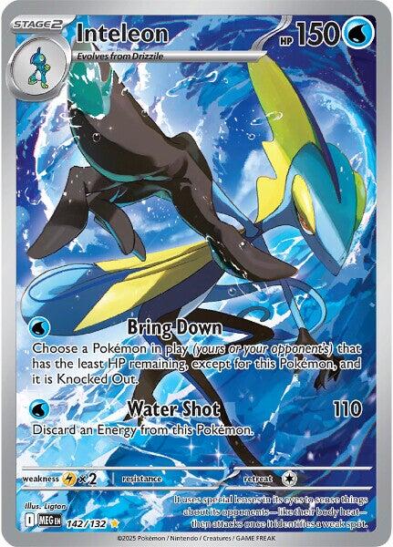 Inteleon (142/132) [Mega Evolution: Base Set] | Exor Games New Glasgow