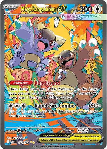 Mega Kangaskhan ex (182/132) [Mega Evolution: Base Set] | Exor Games New Glasgow