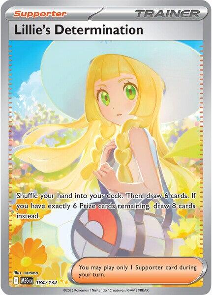 Lillie's Determination (184/132) [Mega Evolution: Base Set] | Exor Games New Glasgow