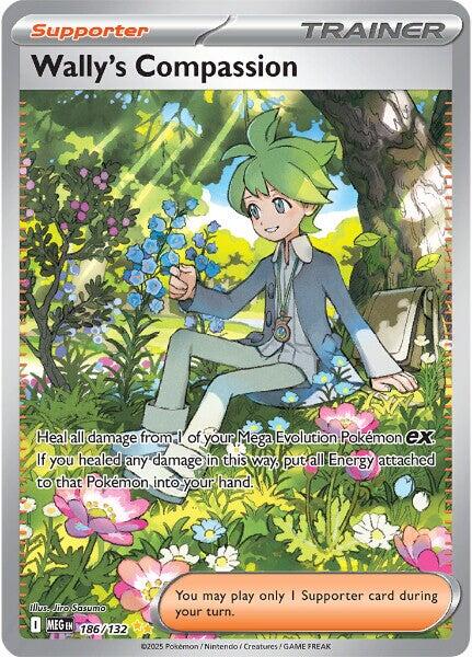 Wally's Compassion (186/132) [Mega Evolutions: Base Set] | Exor Games New Glasgow